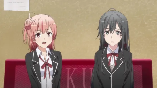 [AniDub] Розовая пора моей школьной жизни сплошной обман ТВ-2 / OreGairu TV-2 - 09 серия [Cuba77 & Trina_D]