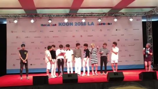 [VK][180811] Golden Child @ Meet & Greet + Hi Touch KCON 2018 LA