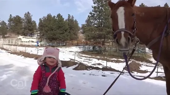 Emma and Cinnamon | Little Girl and Horse Are Best Friends