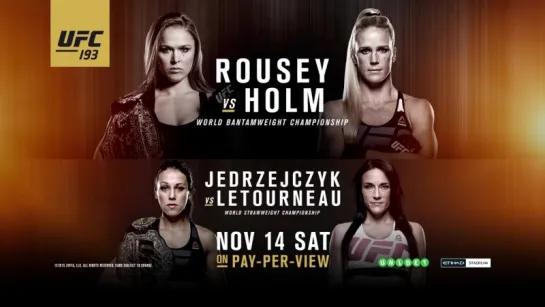 UFC 193_ Rousey vs Holm - Where Will You Be