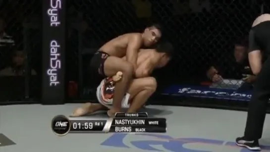 Герберт Бернс - Тимофей Настюхин 27.09.2015 One Championship -