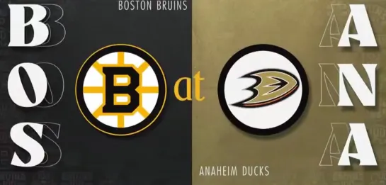 NHL RS 2023-24  Boston Bruins-Anaheim Ducks