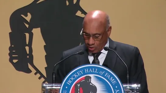 Willie O Ree's accepted to the Hockey hall of fame