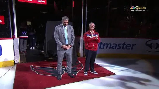 "Washington" held a ceremony honoring Ovechkin