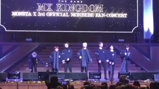 [VK][190105] MONSTA X fancam - Ending @ Fan-Con 'MX KINGDOM' with Monbebe