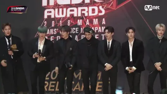 [VK][181212] MONSTA X - Red Carpet @ MAMA 2018 in JAPAN