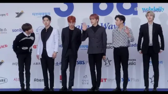 [VK][180830] MONSTA X - Blue Carpet @ Soribada Best K-Music Awards 2018