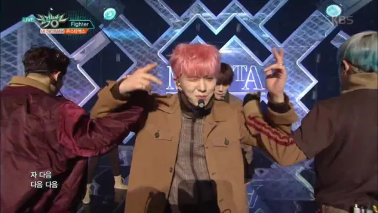 [RAW|VK][14.10.2016] MONSTA X - Fighter @ Music Bank