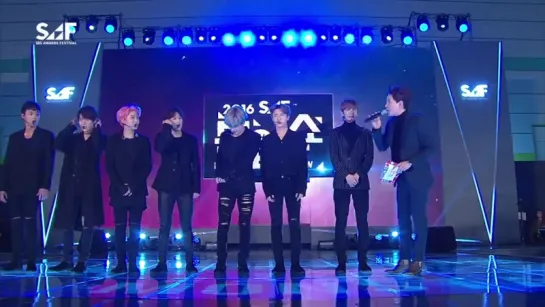 [RAW|VK][26.12.2016] MONSTA X - TALK CUT + PPAP @ 2016 SAF BOOM UP DAY 5