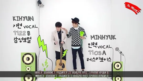 [RUS.SUB][06.12.2014] KIHYUN & MINHYUK _ WHO ARE YOU?