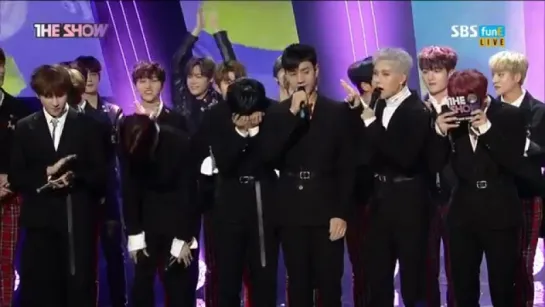 [VK][171114] Monsta X  #MonstaX1stWin @ The Show Ending