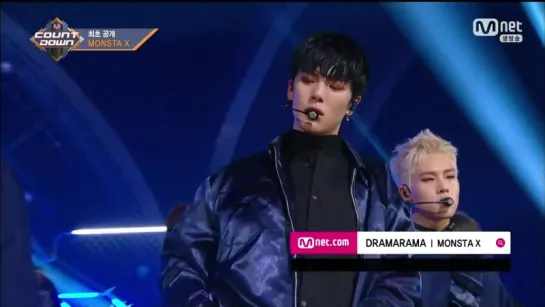 [VK][171109] Monsta X - Now or Never + Dramarama @ M!Countdown