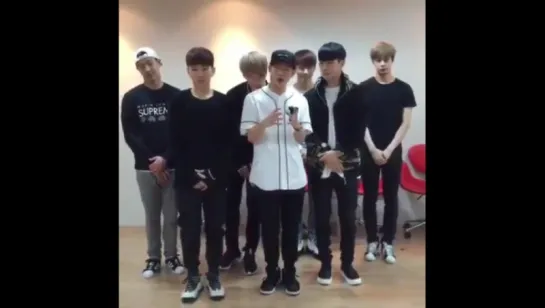 [RAW|VK][06.05.2015] MONSTA X|MESSAGE FOR IconTV