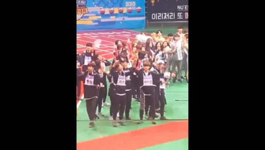 [VK][180115] MONSTA X Fancam @ Idol Star Athletics Championships 2018