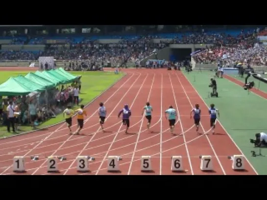 [fancam] 110827 Minho 100m sprint, Shindong falling @ MBC 3rd Idol Star Athletics Championships