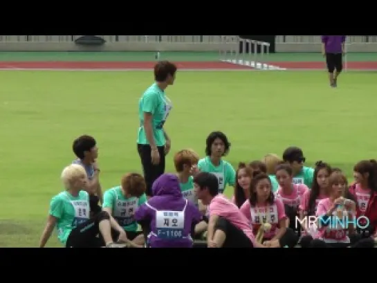 [MrMinho] 110827 Precious Minho moments @ MBC 3rd Idol Star Athletics Championships