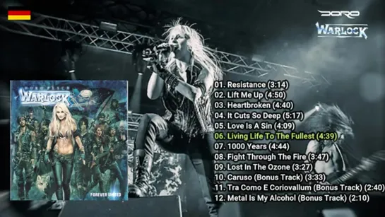 DORO PESCH OF WARLOCK 2018 - Forever United - FULL ALBUM - HQ AUDIO