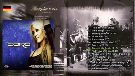 DORO (WARLOCK) 2004 - Classic Diamonds - FULL ALBUM - HQ AUDIO