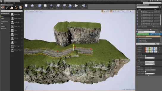 Speed Level DesignMountain RoadUnreal Engine 4