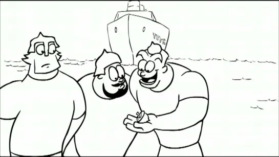 Три Богатыря и Титаник-Titanic  Three russian bogaturs (animation)