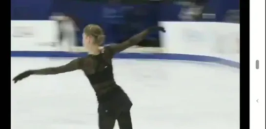 Алена Косторная Тренировка 3А+2Т - NHK Trophy 2019