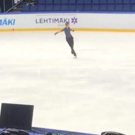 Алена Косторная, 3А - тренировка - Finlandia Trophy 2019