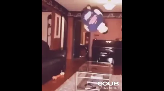 Guy falling in table //