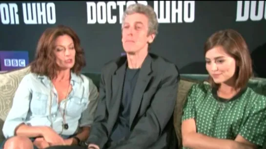 Peter Capaldi and Michelle Gomez talk series 9