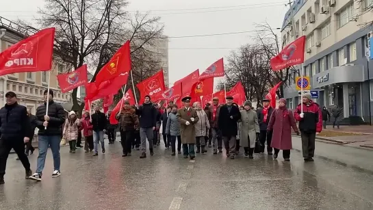 ШЕСТВИЕ-МИТИНГ В УЛЬЯНОВСКЕ! 106 ЛЕТ ВЕЛИКОМУ ОКТЯБРЮ