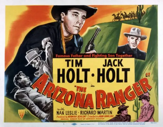 The Arizona Ranger (1948) -720p- Tim Holt, Jack Holt, Nan Leslie, Richard Martin