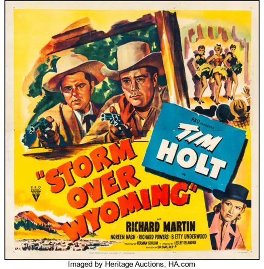 Storm Over Wyoming (1950) Tim Holt, Richard Martin, Noreen Nash, Tom Keene