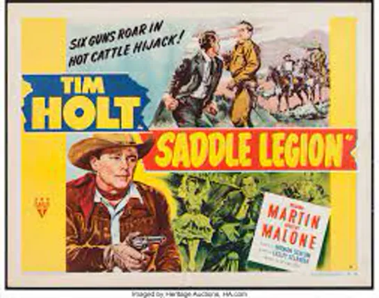 Saddle Legion (1951) Tim Holt, Dorothy Malone, Richard Martin