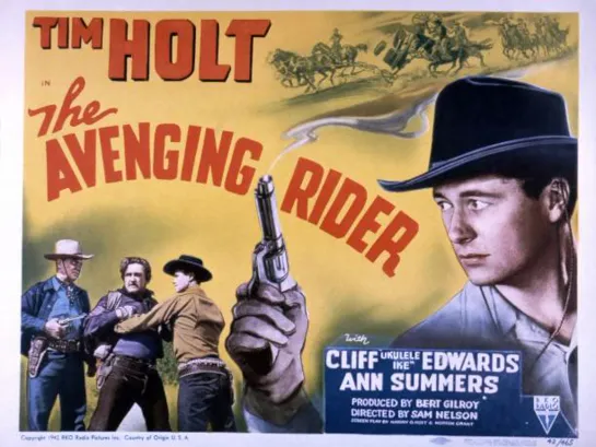 The Avenging Rider (1943) Tim Holt, Cliff Edwards, Ann Summers