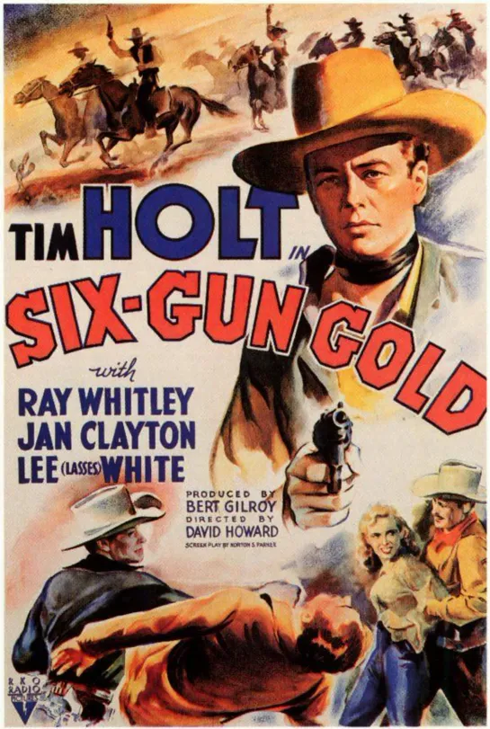 Six-Gun Gold (1941) Tim Holt, Ray Whitley, Jan Clayton