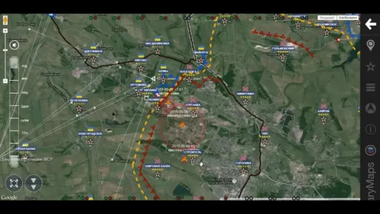 Карта боевых действий (08.05.15)