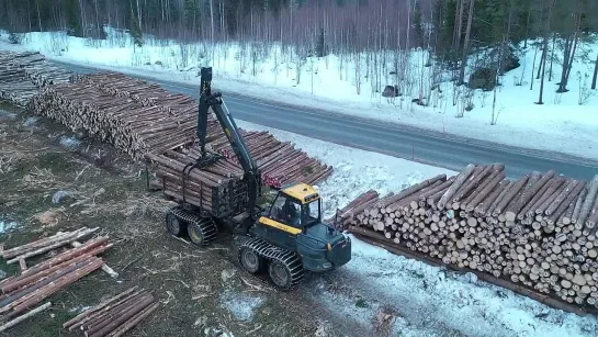 Ponsse Buffalo King Работа в лесу