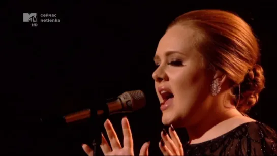 Adele performing Someone Like You BRIT Awards 2011