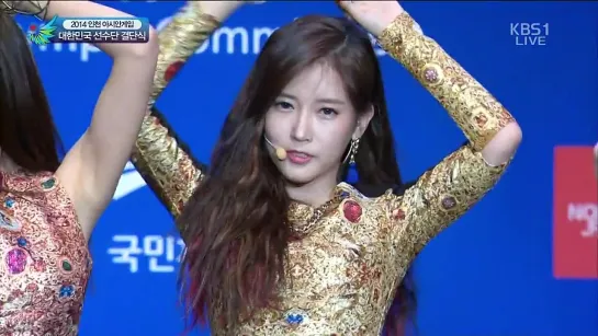 [PERF] 140911 T-ara - Number Nine @ Incheon Asian Games 2014