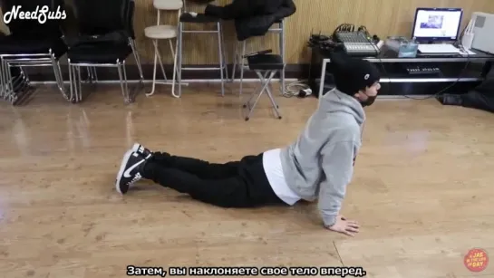 [RUS SUB] Jae can't dance?