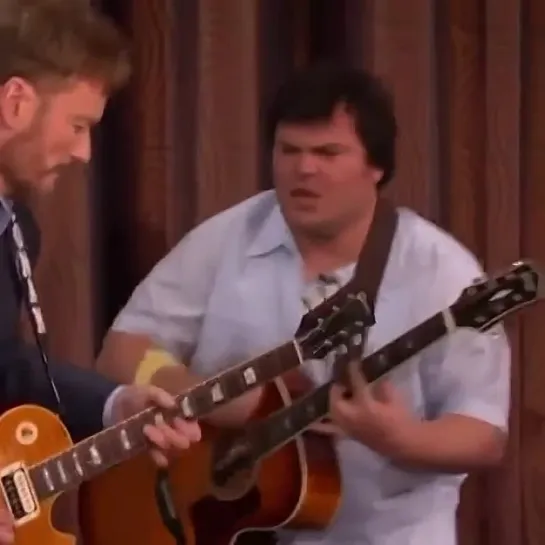 Conan And Jack Blacks Guitar Battle