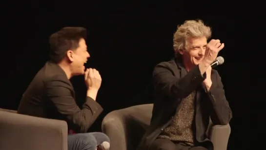 Peter Capaldi! What a great panel today!