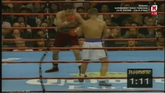 38 бой (24.03.2001) Arturo Gatti vs. Oscar De La Hoya