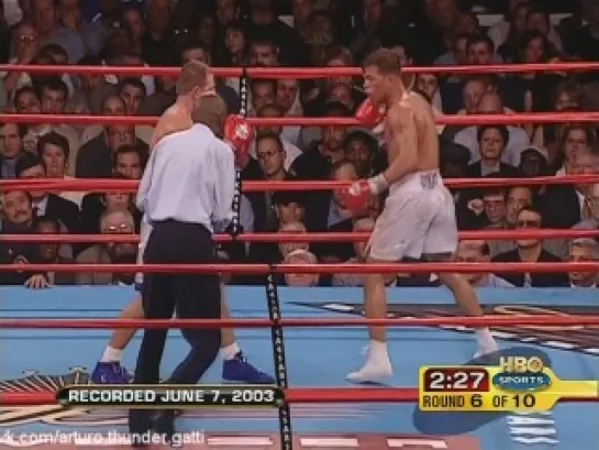 42 бой (07.06.2003) Arturo Gatti  vs. Micky Ward  III