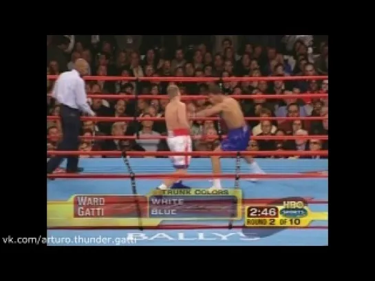 41 бой (23.11.2002) Arturo Gatti  vs. Micky Ward II  (1 часть)