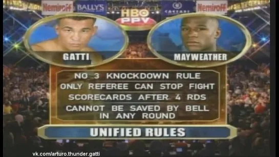 46 бой (25.06.2005) Arturo Gatti vs. Floyd Mayweather