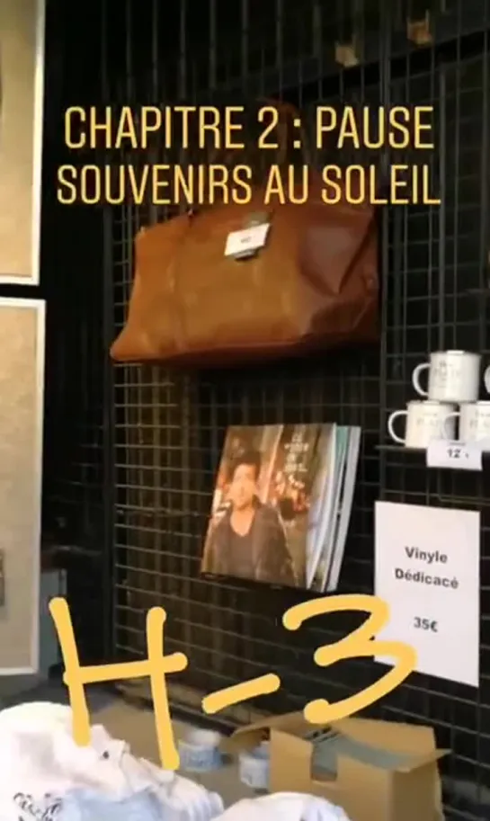 Patrick Bruel_Merchandising de la tournee 2019