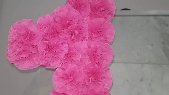 DIY 3D FLORAL NUMBER DESIGN FOR BIRTHDAY _ NUMBER 1 STANDEE (720p)