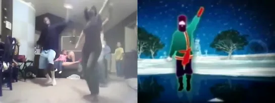 Just Dance 2 - Rasputin (side by side)