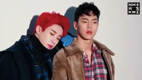 [VK][05.01.2018][MX+ SUB] Shownu, Wonho for Nylon Photoshoot (Eng Sub)