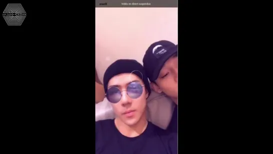 [РУСС. САБ] 171030 EXO @ Sehun Instagram Live